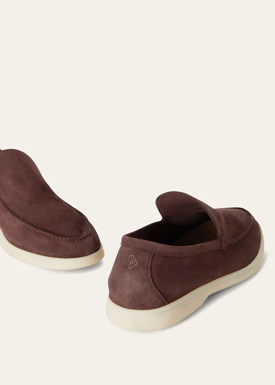 Summer Walk Loafer Suede Black Cherry
