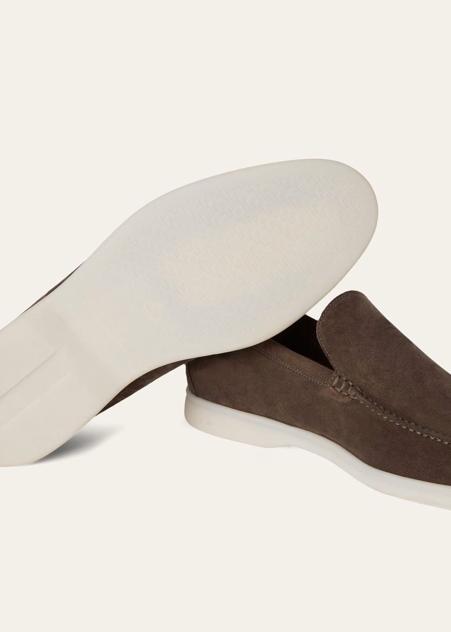 Summer Walk Loafer Suede Warm Grey