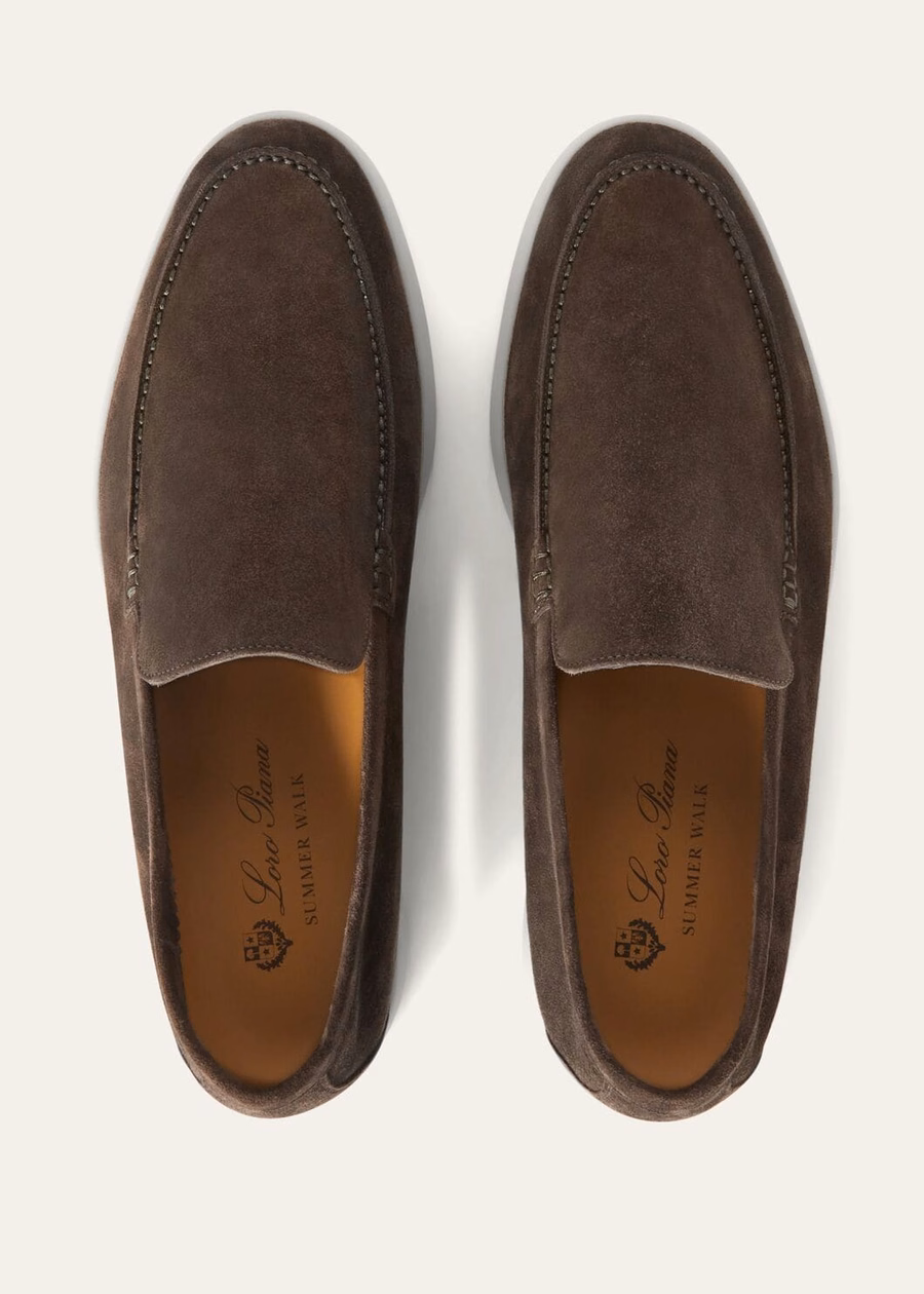Summer Walk Loafer Suede Warm Grey
