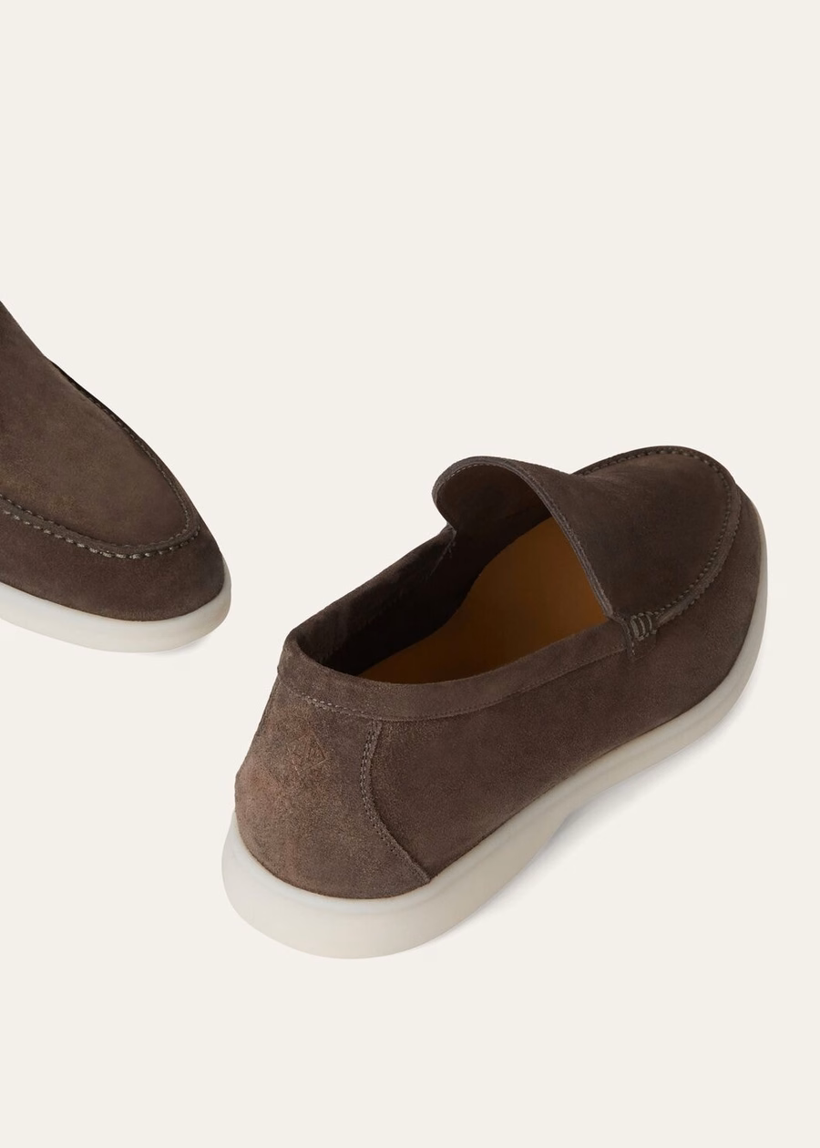 Summer Walk Loafer Suede Warm Grey