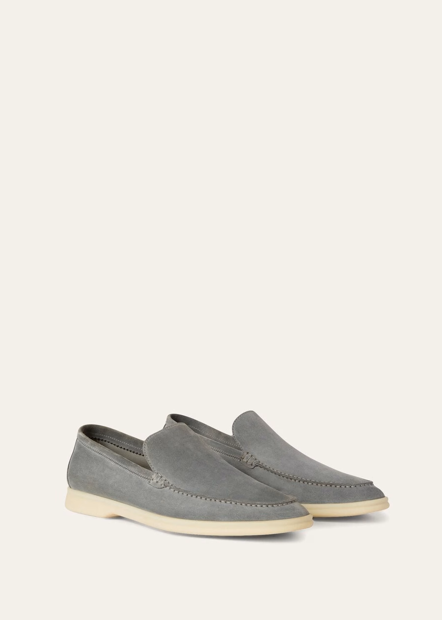 Summer Walk Loafer Suede Gull Grey