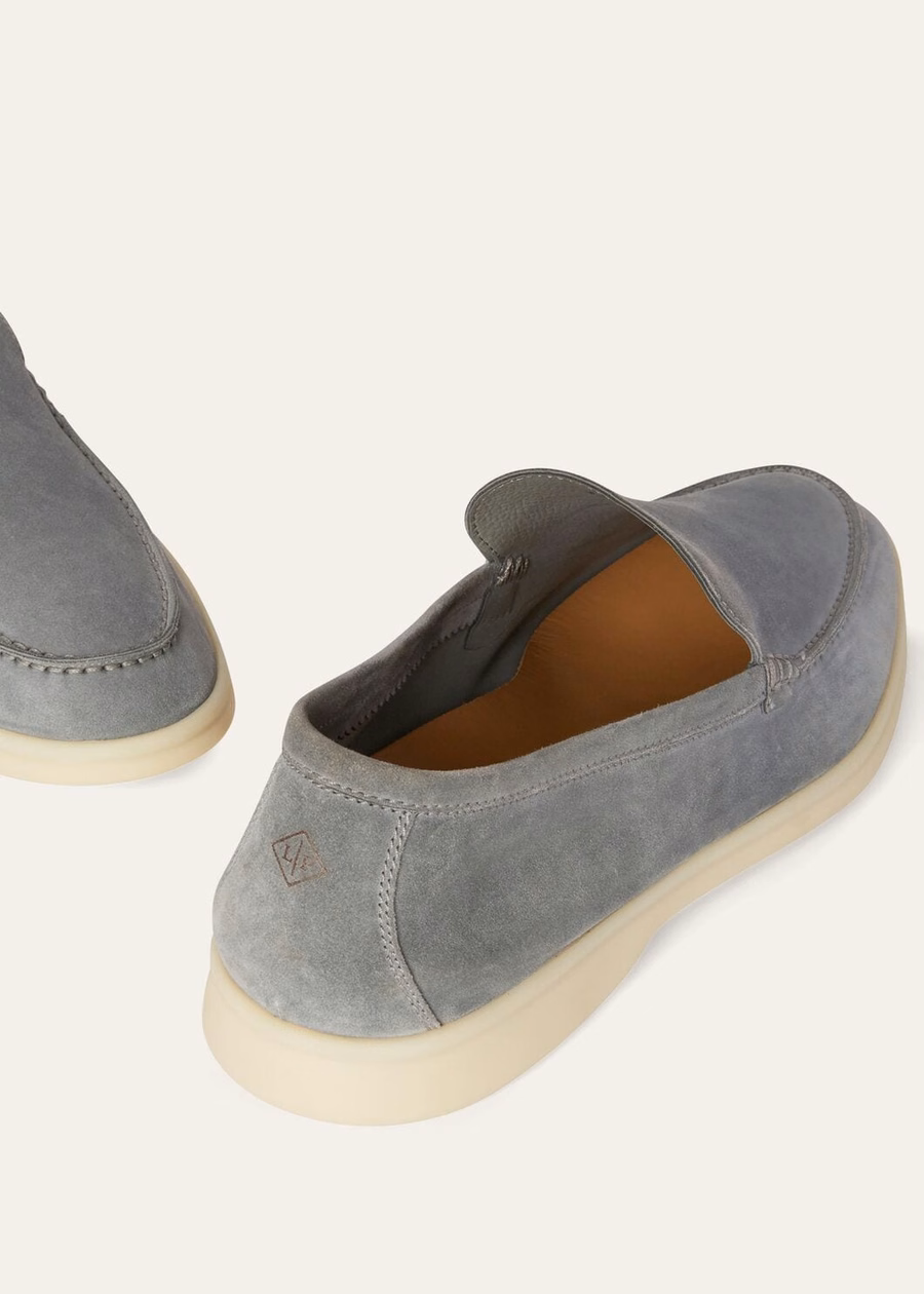 Summer Walk Loafer Suede Gull Grey