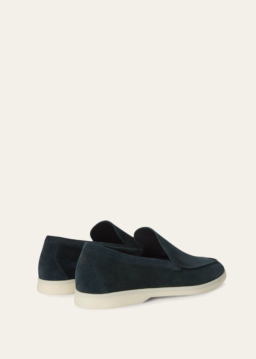Summer Walk Suede Loafer Dark Green