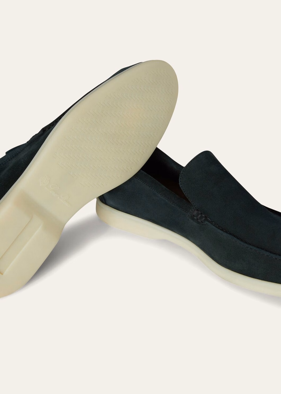 Summer Walk Suede Loafer Dark Green