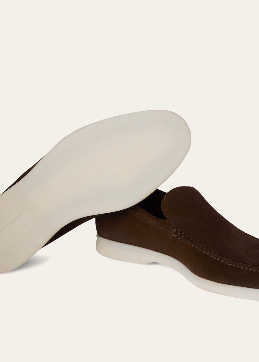 Summer Walk Loafer Suede Chocolate