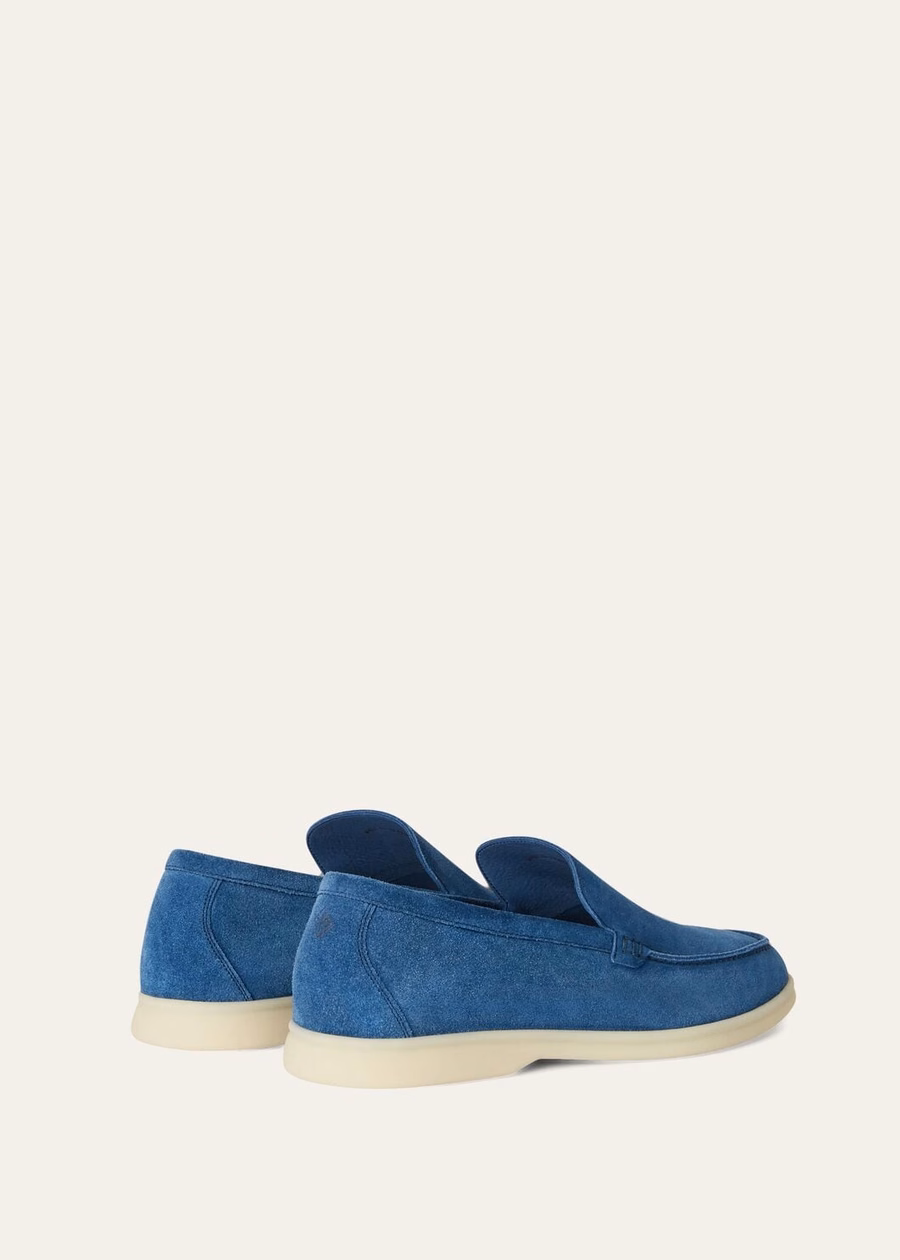 Summer Walk Loafer Suede Cobalt Ink