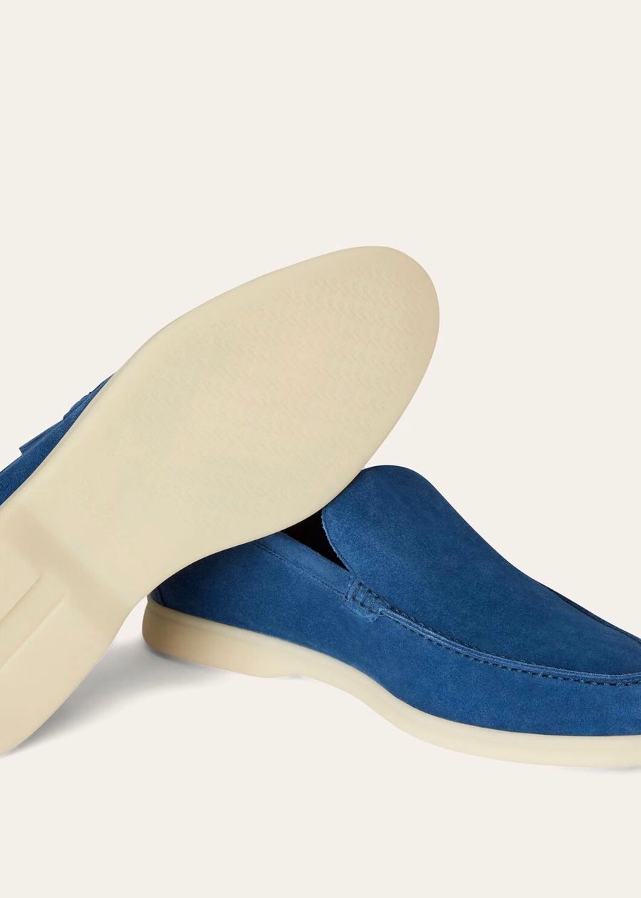 Summer Walk Loafer Suede Cobalt Ink