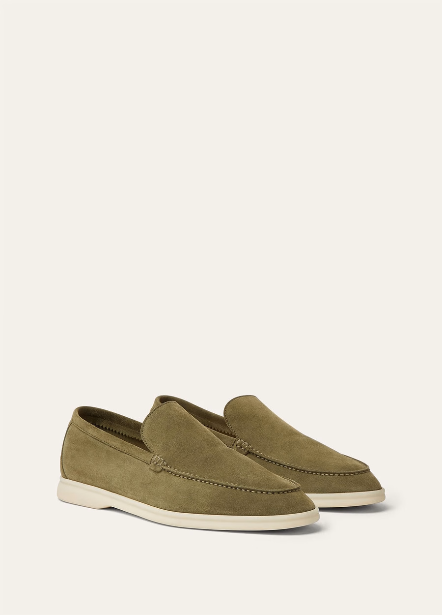 Summer Walk Loafer Suede Murano Green