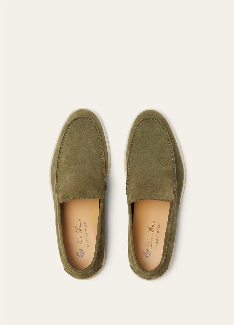 Summer Walk Loafer Suede Murano Green