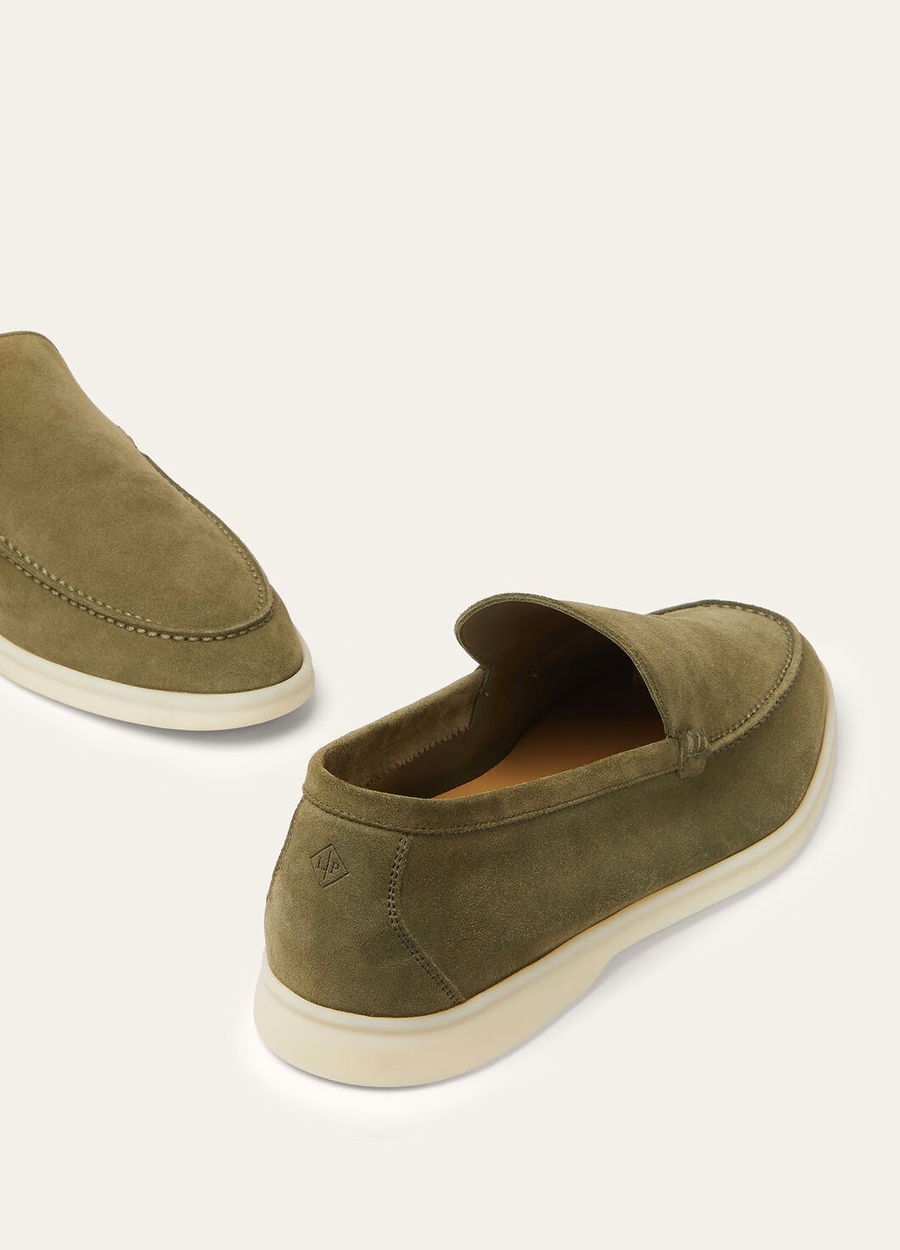 Summer Walk Loafer Suede Murano Green