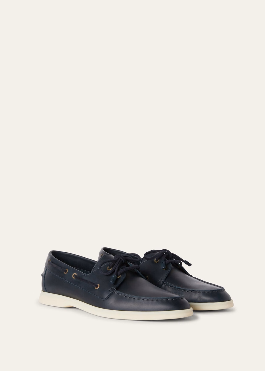 Sea-Sail Walk Loafer Calfskin Petrolio