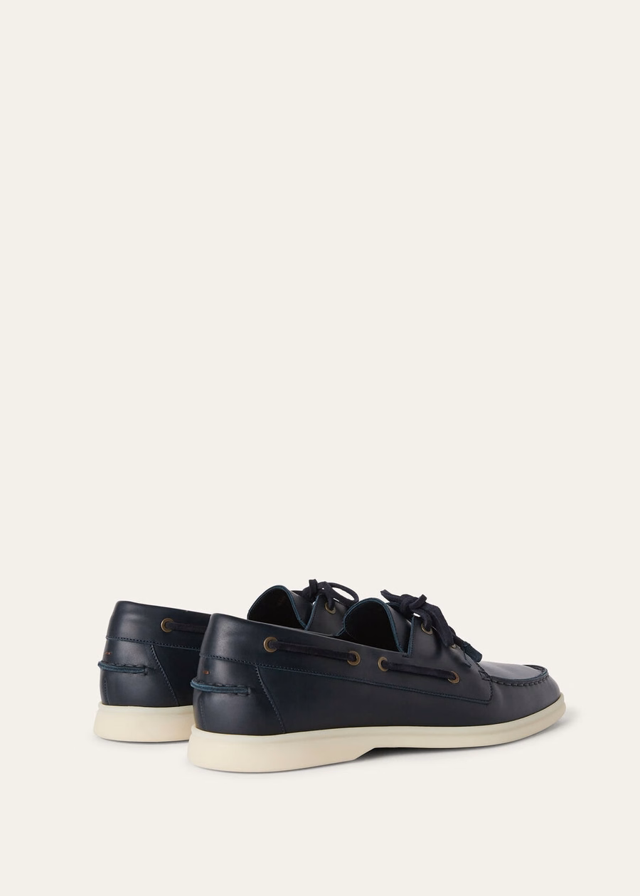 Sea-Sail Walk Loafer Calfskin Petrolio
