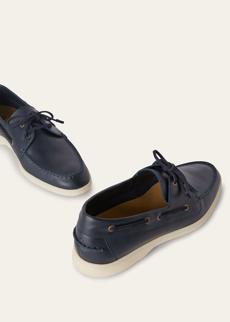 Sea-Sail Walk Loafer Calfskin Petrolio