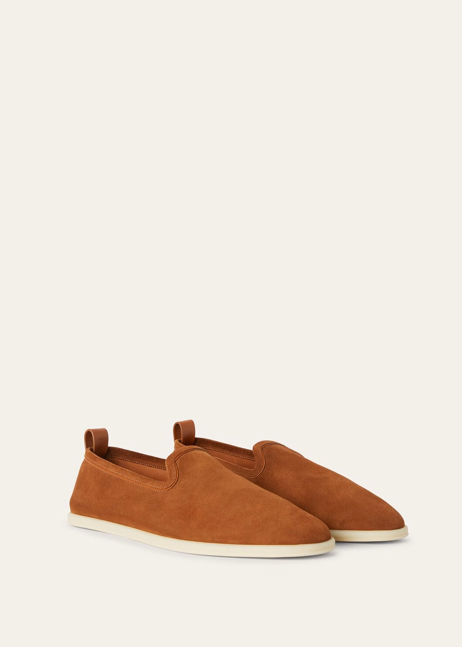 Venice Walk Loafer Suede Brown Calf