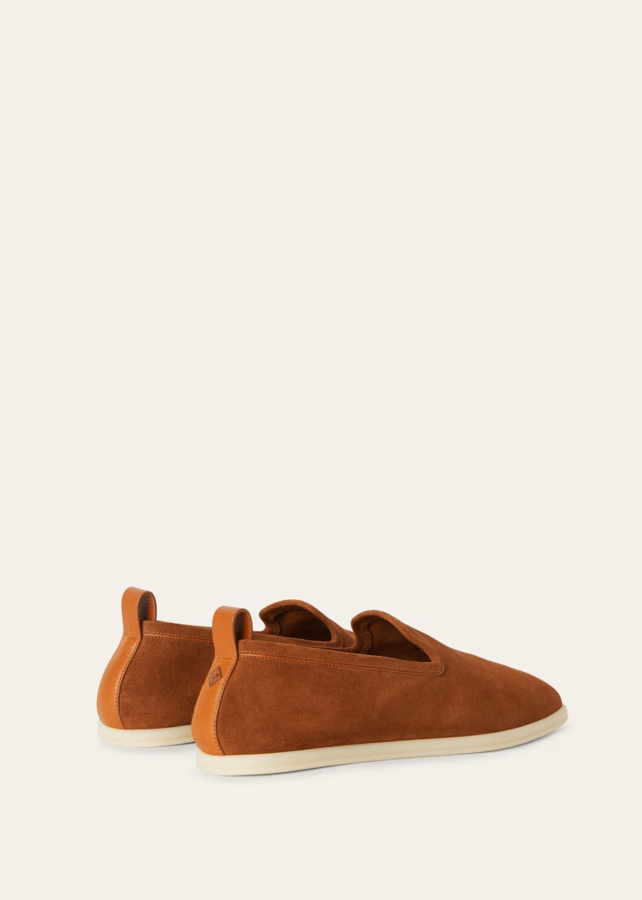 Venice Walk Loafer Suede Brown Calf