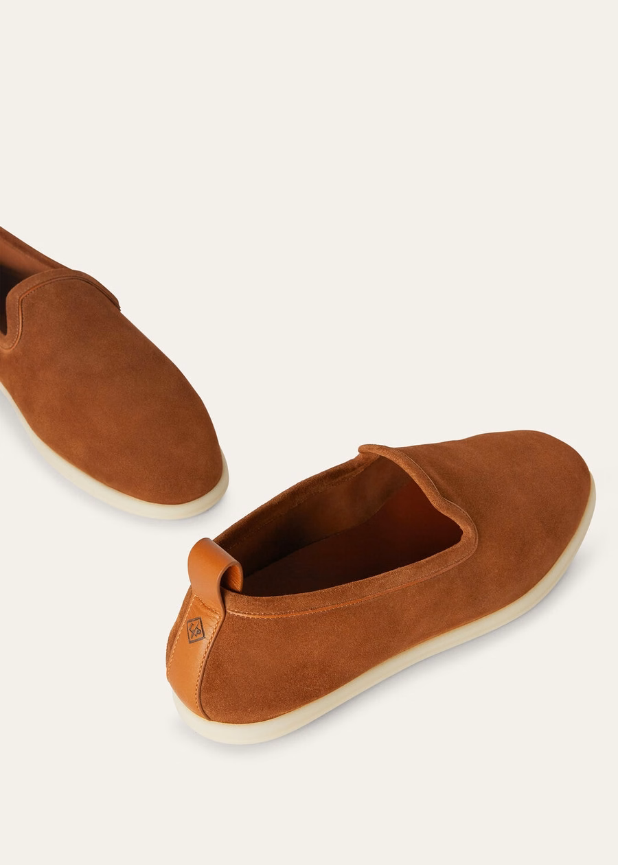 Venice Walk Loafer Suede Brown Calf