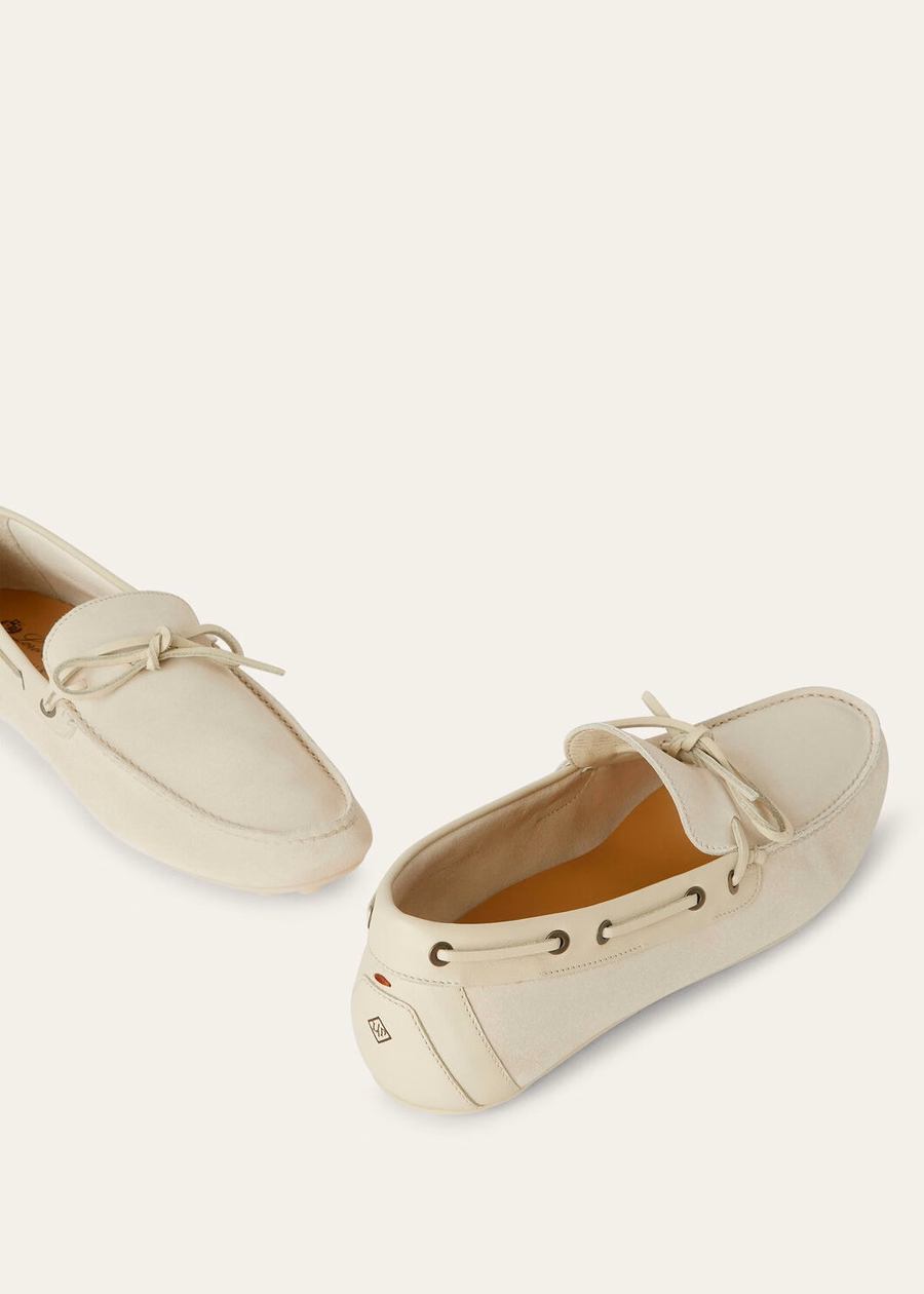 Dot Sole Walk Loafer Cowhide ECRU