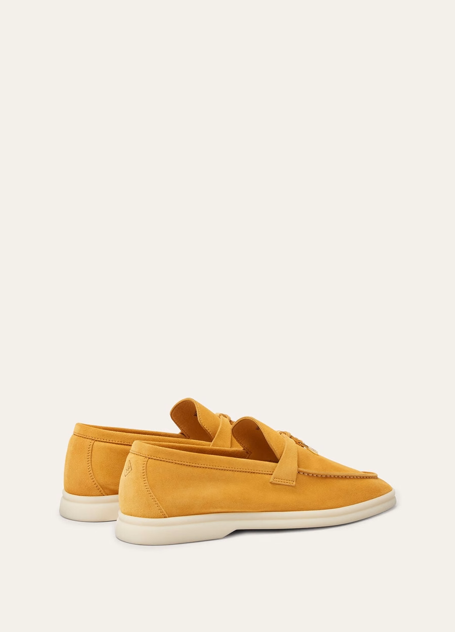 Summer Charms Walk Loafer Suede Saffron Tea