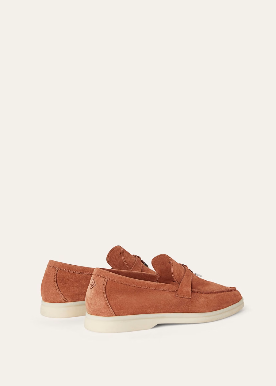 Summer Charms Walk Loafer Suede Dusty Orange