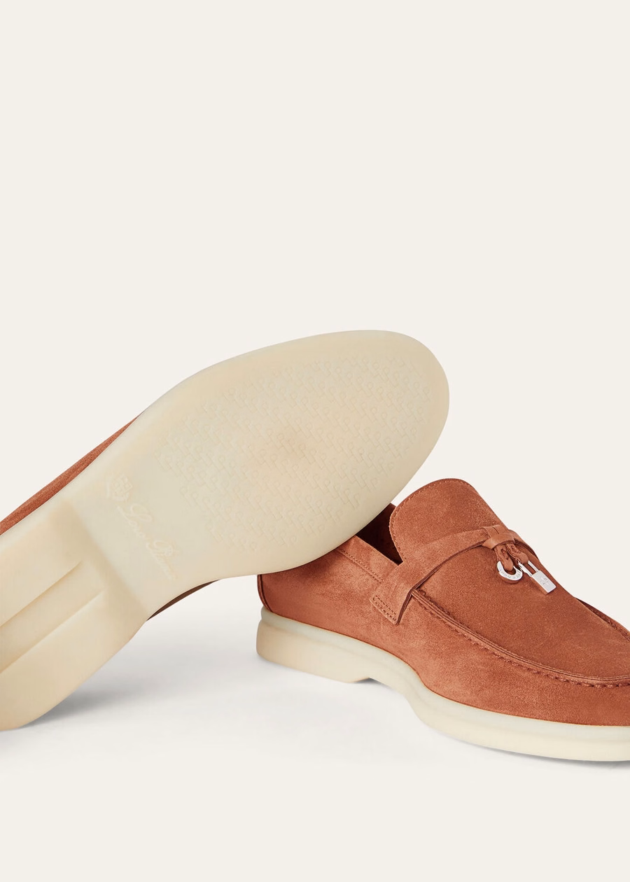 Summer Charms Walk Loafer Suede Dusty Orange