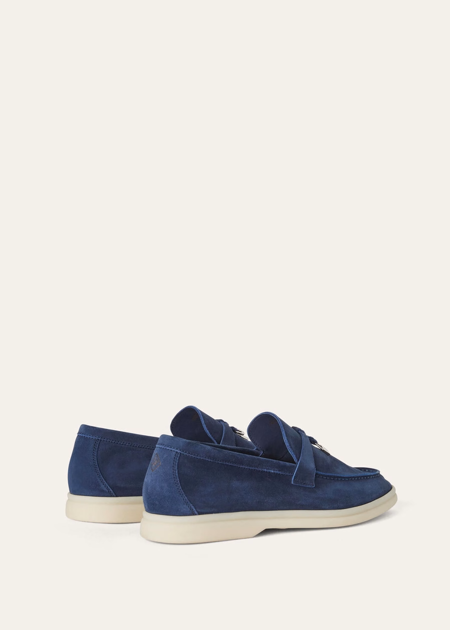 Summer Charms Walk Loafer Suede True Dark Blue