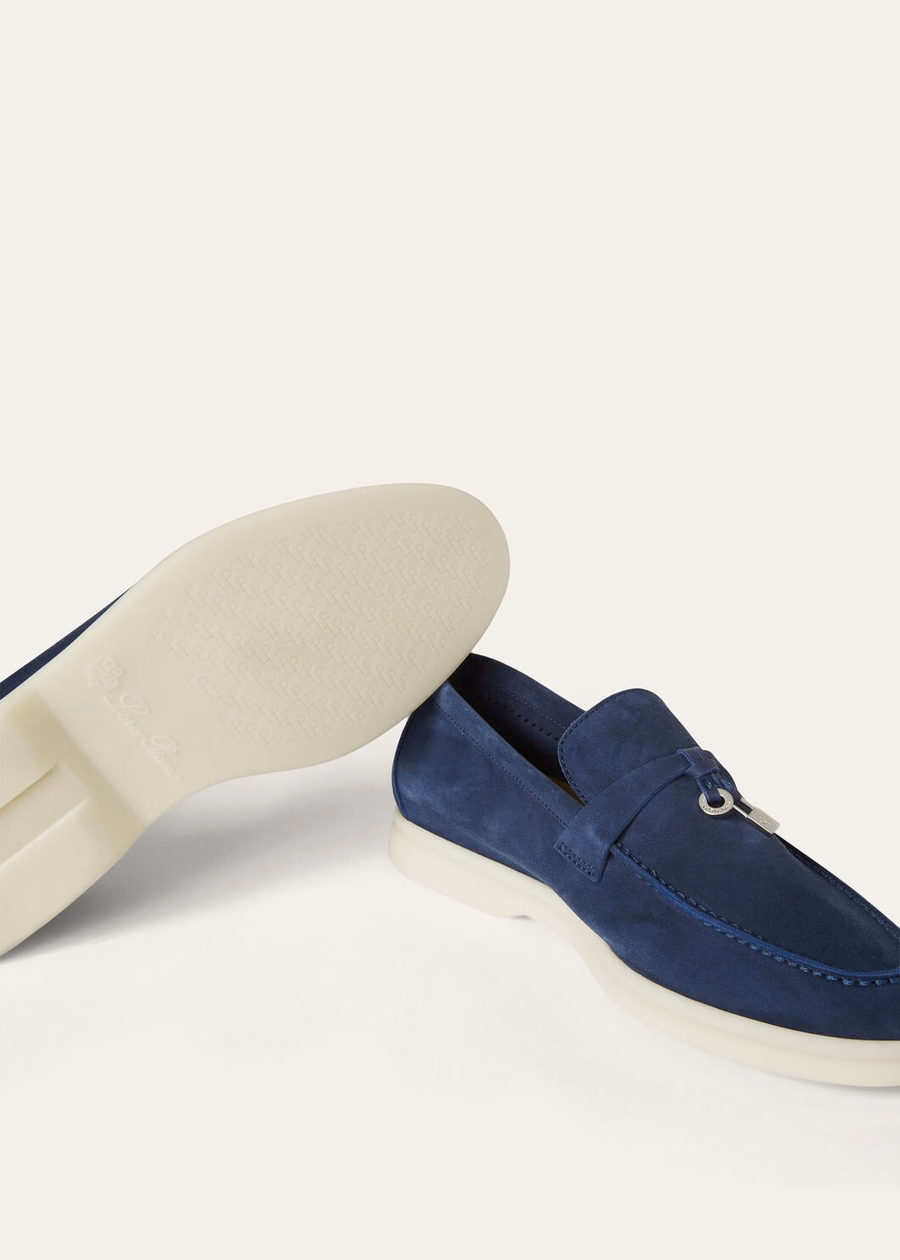 Summer Charms Walk Loafer Suede True Dark Blue