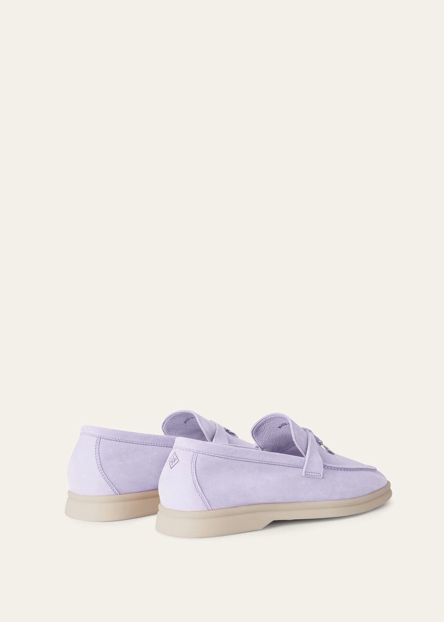 Summer Charms Walk Loafer Suede Lila Wagasa
