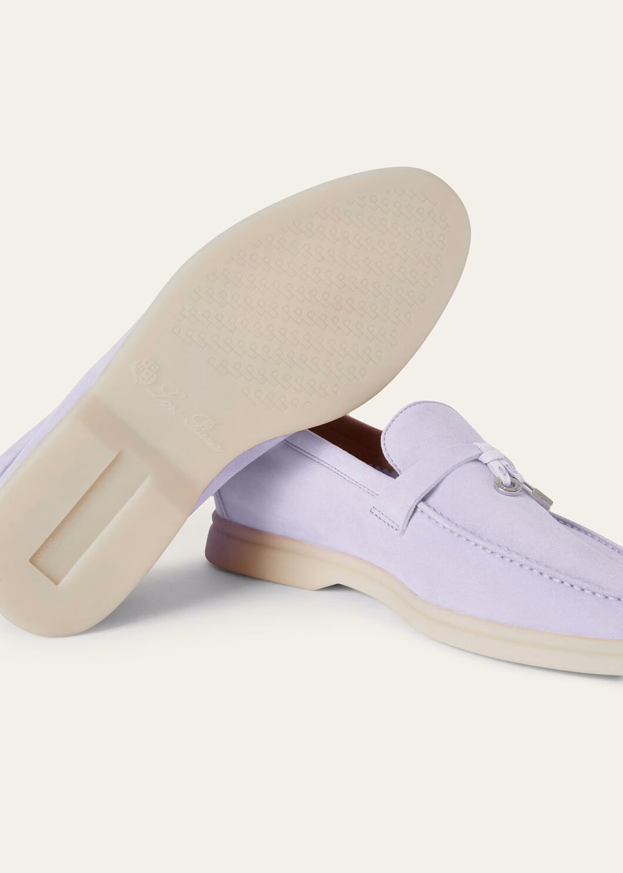 Summer Charms Walk Loafer Suede Lila Wagasa