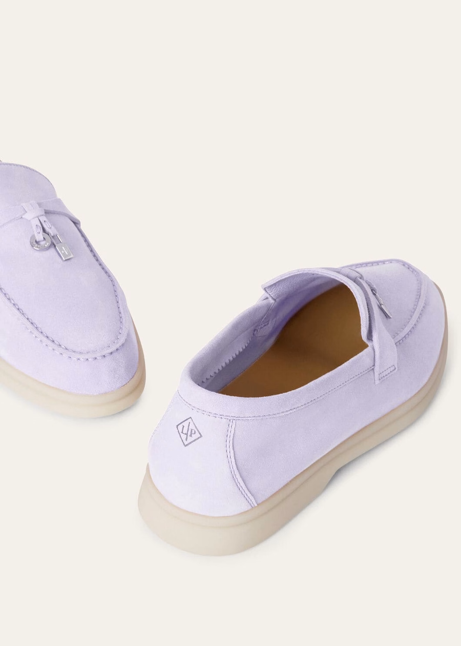Summer Charms Walk Loafer Suede Lila Wagasa