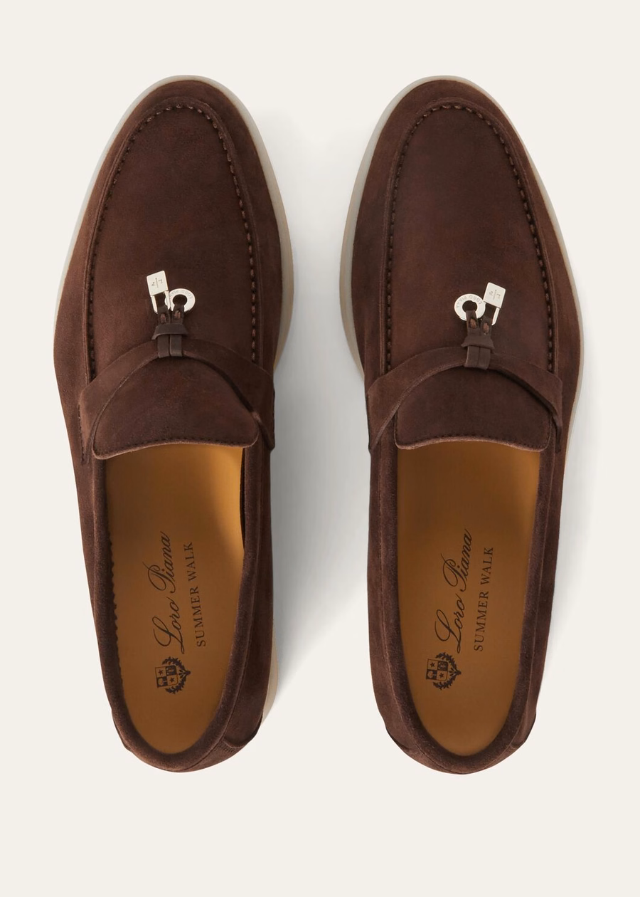 Summer Charms Walk Loafer Suede Chocolate