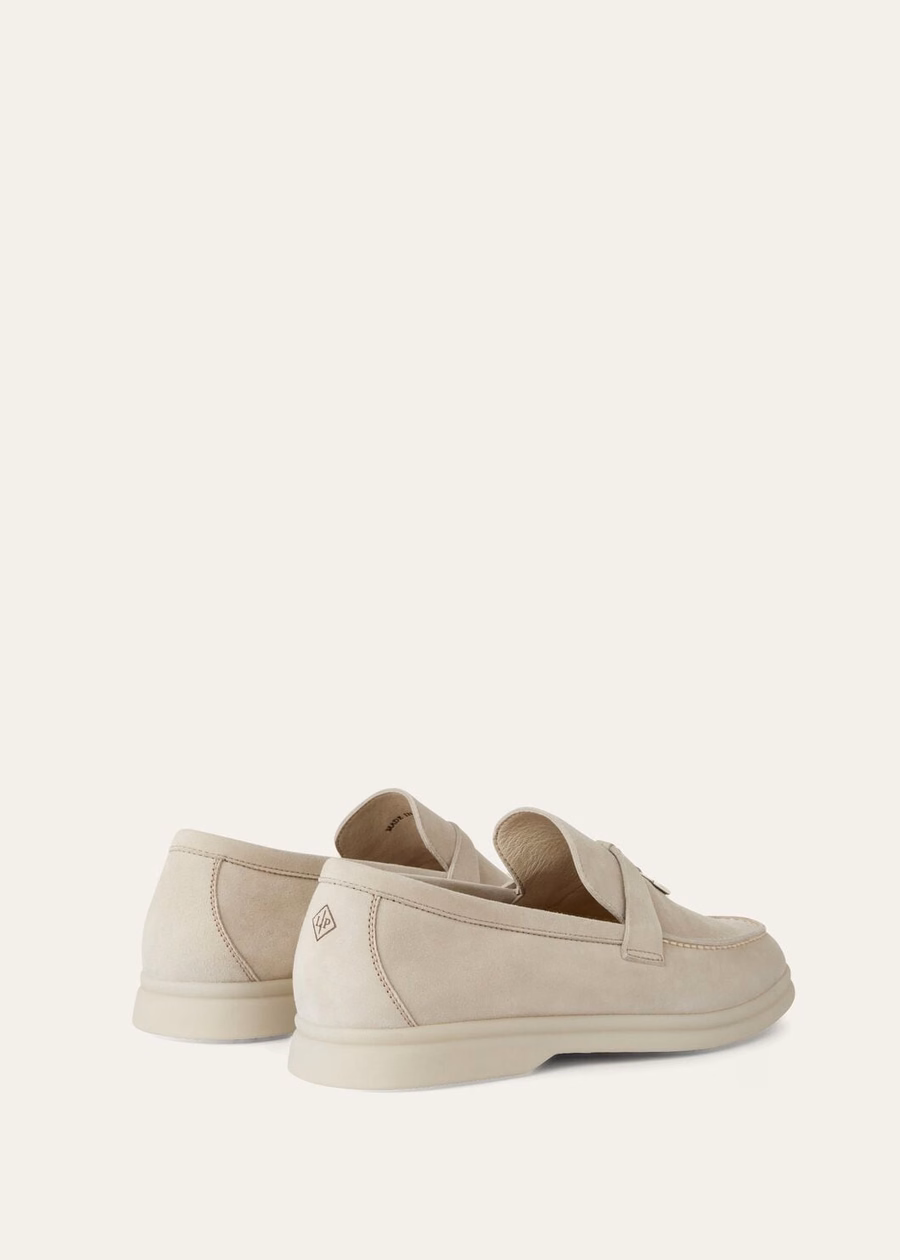 Summer Charms Walk Loafer Suede Powder Pearl