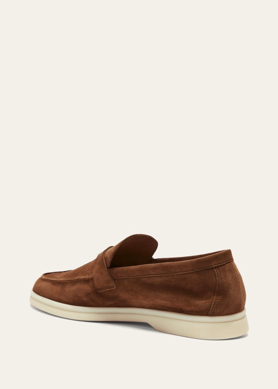 Summer Charms Walk Loafer Suede Saddle Brown