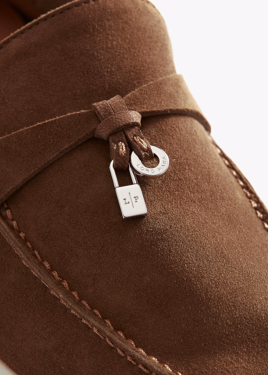 Summer Charms Walk Loafer Suede Saddle Brown