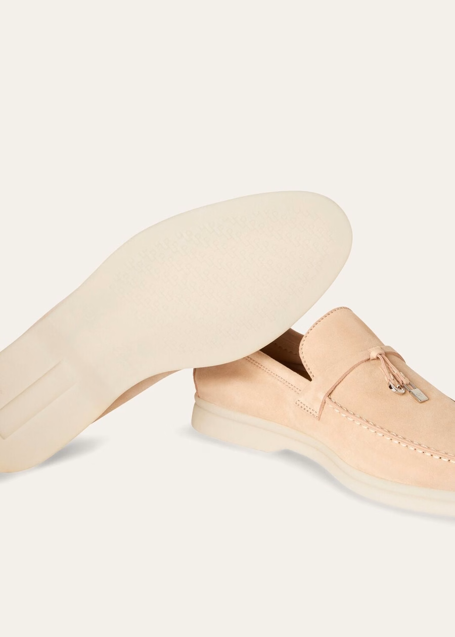 Summer Charms Walk Loafer Suede Pink Sand