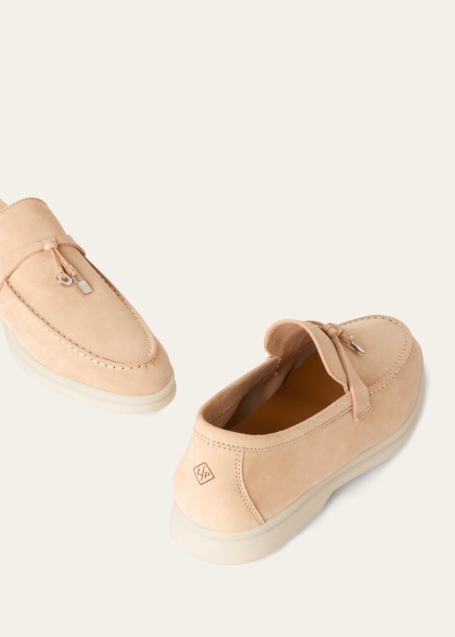 Summer Charms Walk Loafer Suede Pink Sand