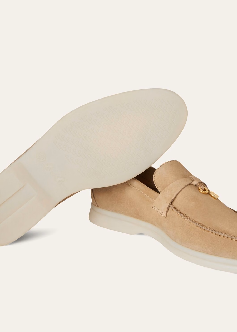 Summer Charms Walk Loafer Suede Sandstone