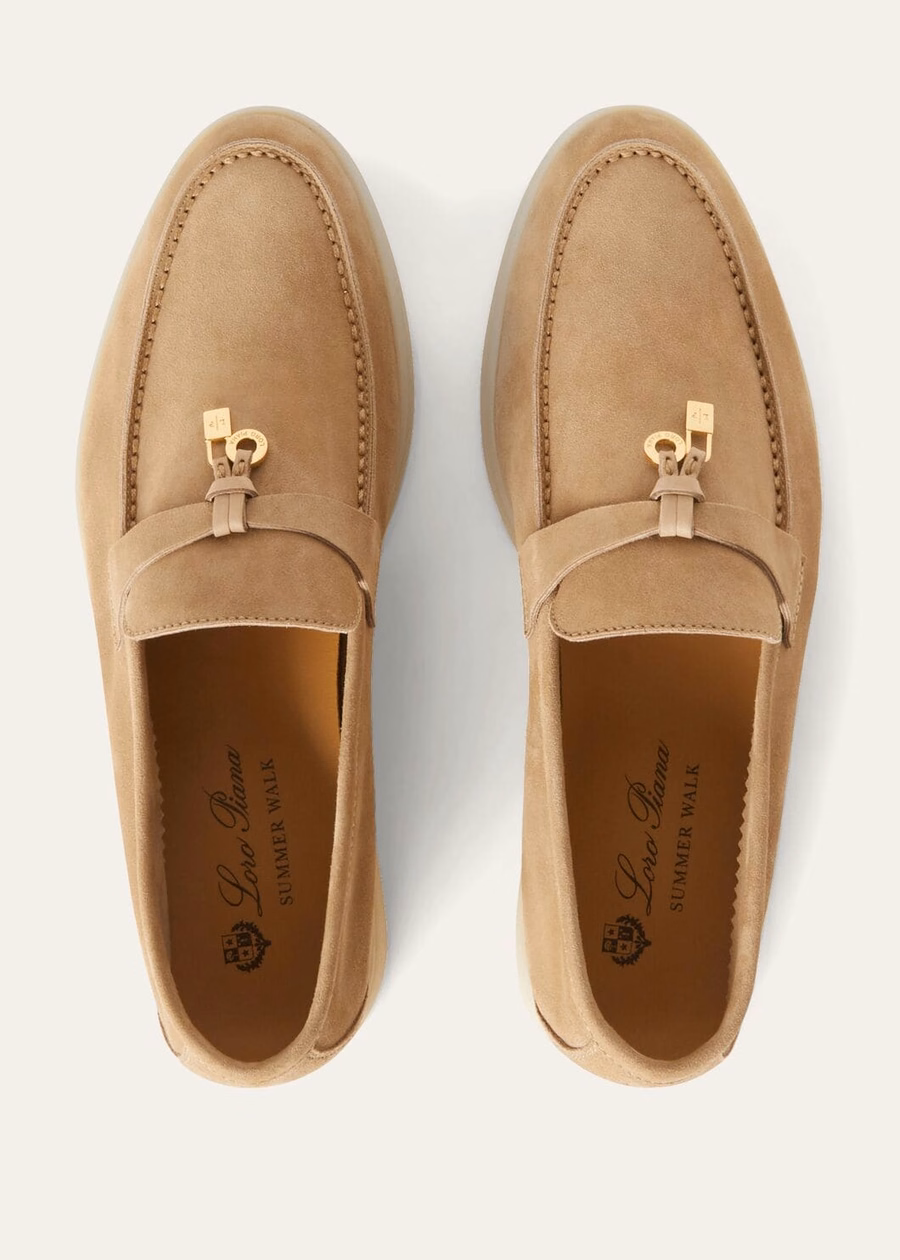 Summer Charms Walk Loafer Suede Sandstone