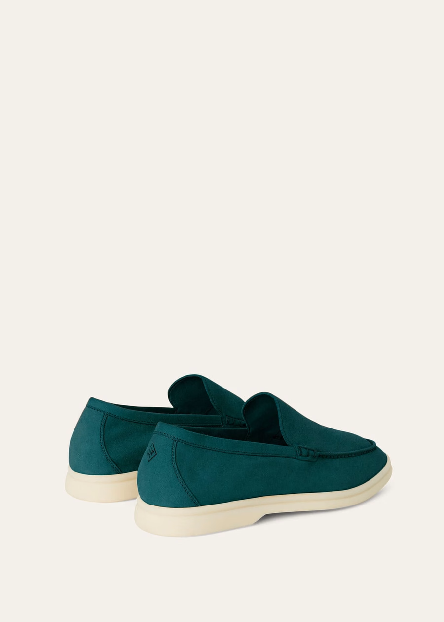 Summer Walk Loafer Suede Agano Green