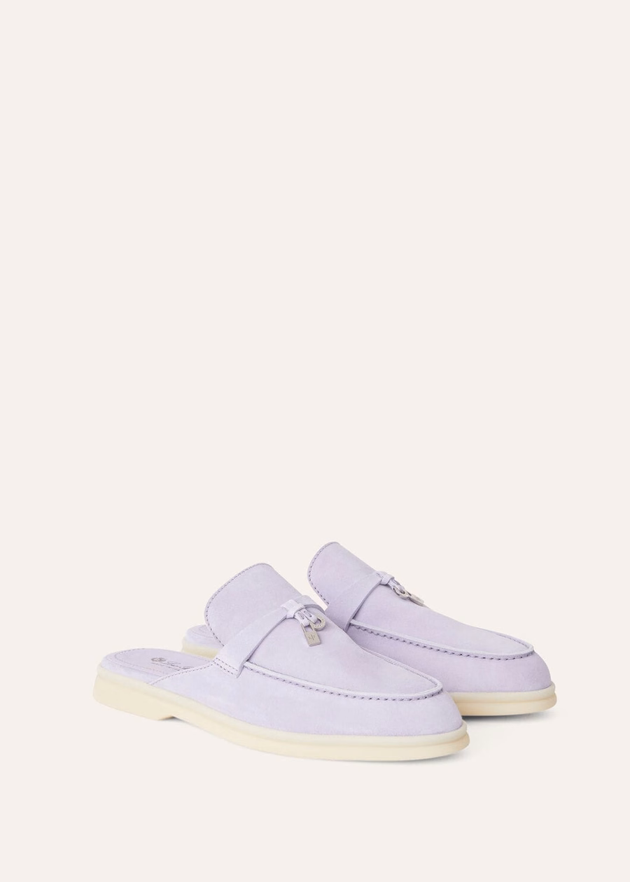 Babouche Charms Walk Loafer suede goatskin lilac Wagasa