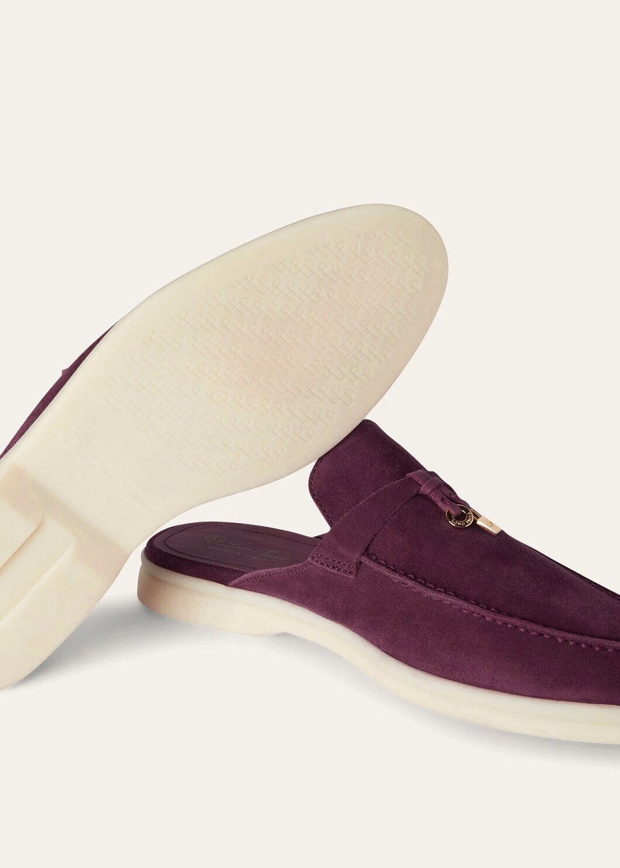Babouche Charms Walk Loafer Suede Goatskin Bright Amaranth