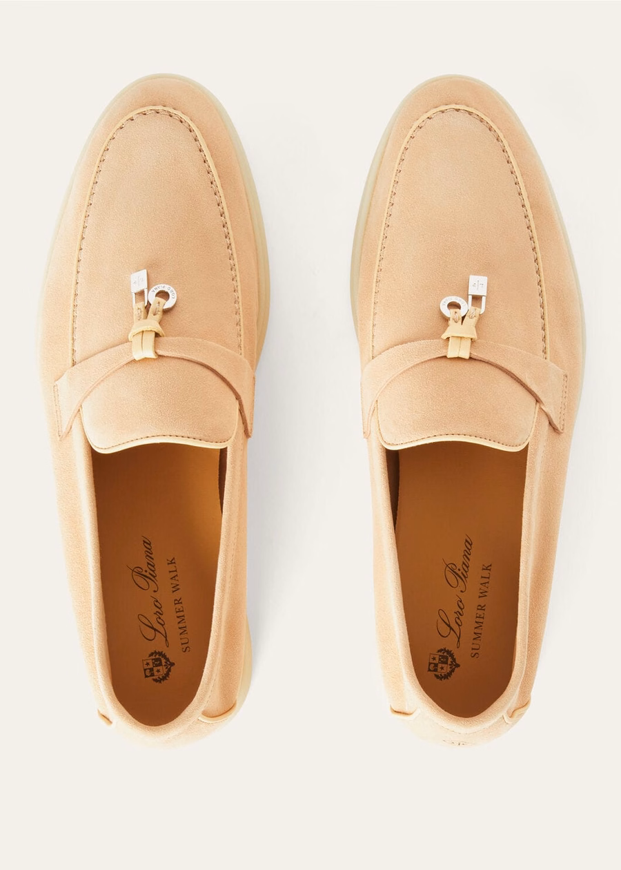 Summer Charms Walk Loafer pink goatskin suede Reef