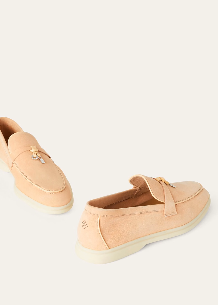 Summer Charms Walk Loafer pink goatskin suede Reef
