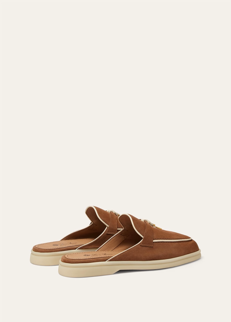 Charms Walk Babouche Loafer Suede Goatskin Mole