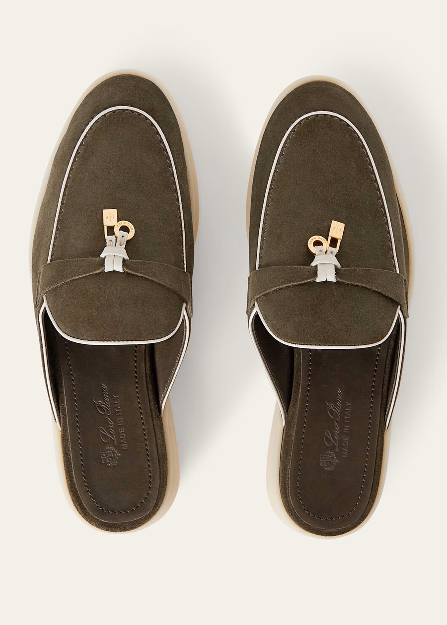 Charms Walk Babouche Loafer Suede Goatskin SICILIAN GOAT