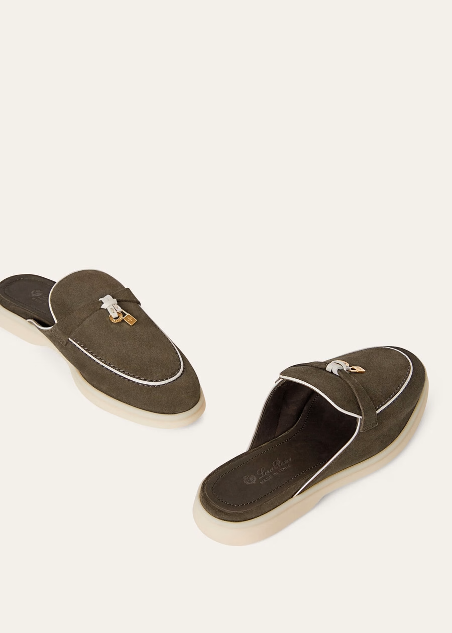 Charms Walk Babouche Loafer Suede Goatskin SICILIAN GOAT