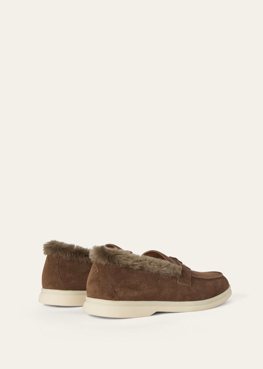 Summer Charms Walk Loafer Suede Tawny Bark
