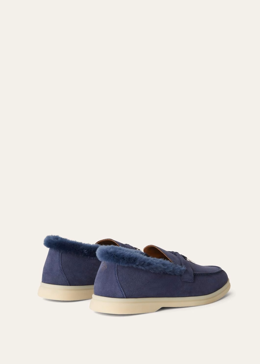 Summer Charms Walk Loafer Suede Midnight Blue