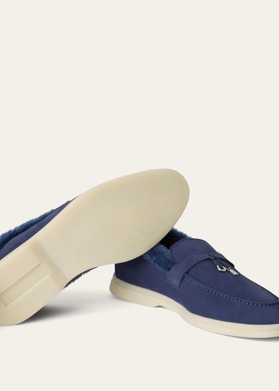 Summer Charms Walk Loafer Suede Midnight Blue