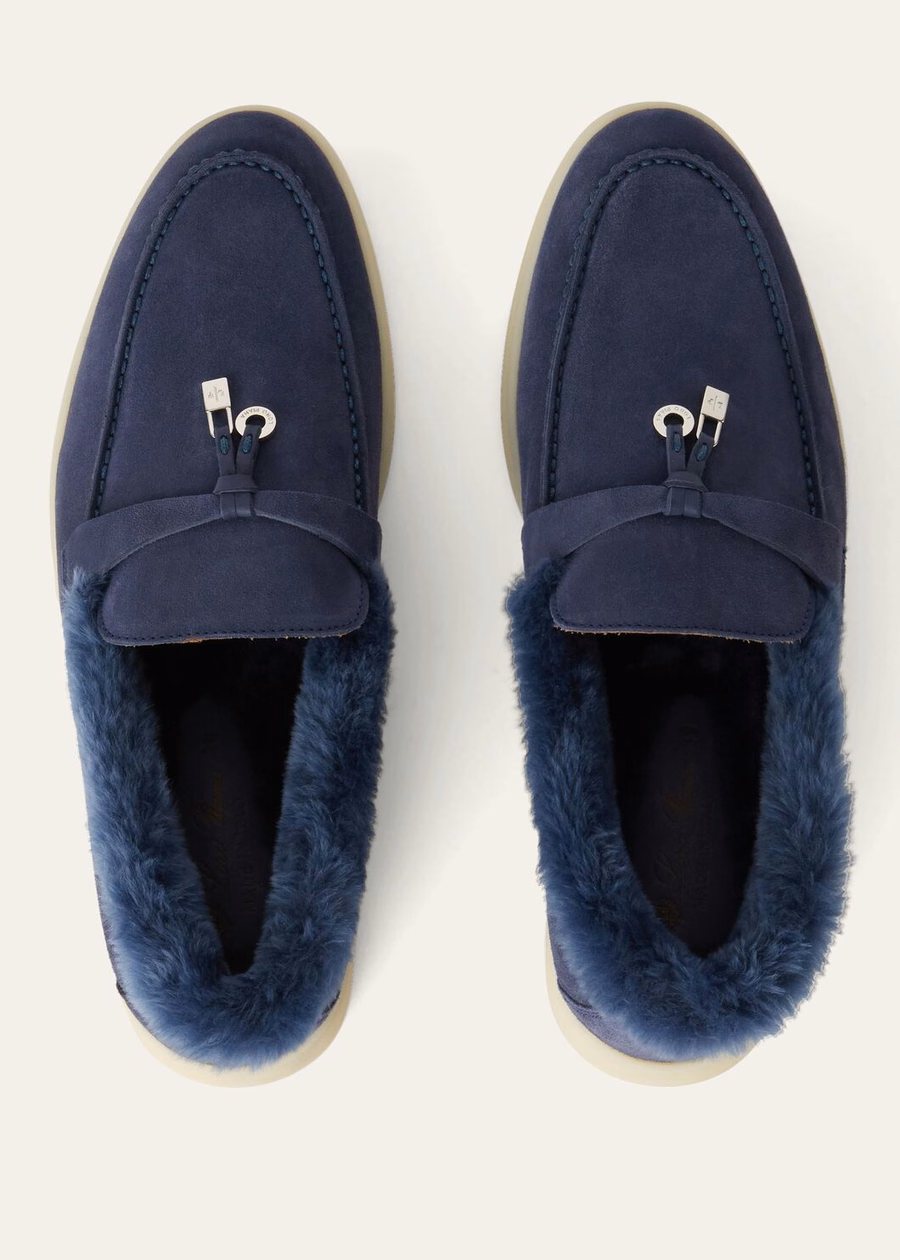 Summer Charms Walk Loafer Suede Midnight Blue