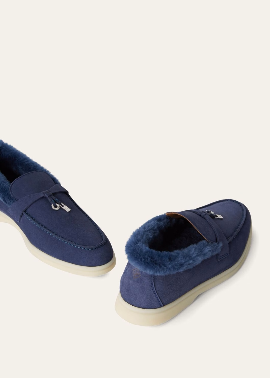 Summer Charms Walk Loafer Suede Midnight Blue